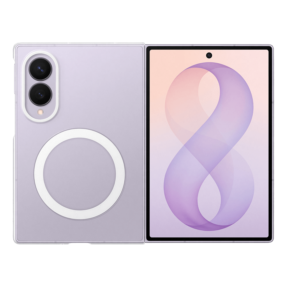 Διάφανη Θήκη Clear Magnet + Σετ Προστασίας Οθόνης Anti Reflecting SAMSUNG Galaxy Fold 8 - 2