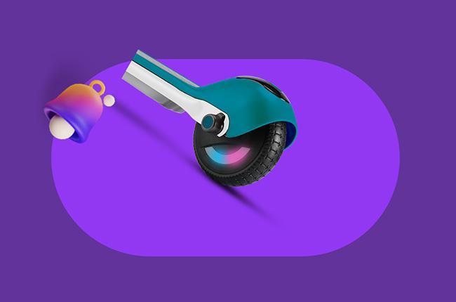  KIDDOBOO E-Scooter KiddoRider