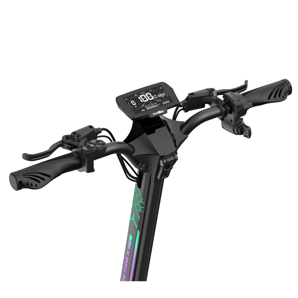 URBAN GLIDE Ebike Eon X Air Electric Scooter Black - 4