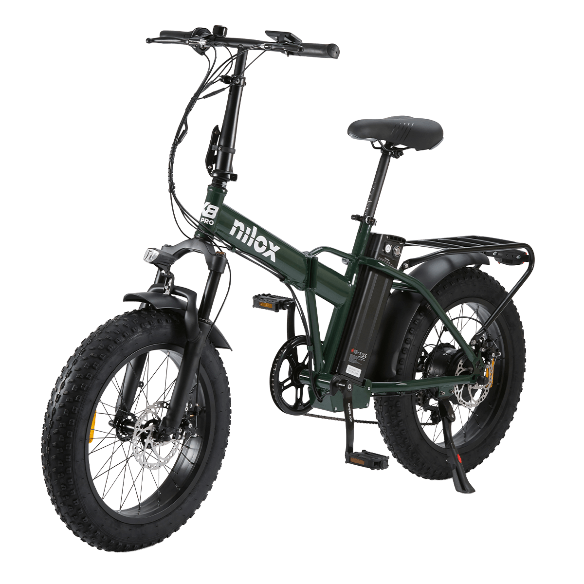 NILOX 36V13AH 20X4-X8 Pro Ηλεκτρικό Ποδήλατο Green