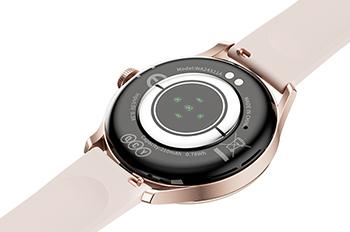 QCY Watch Elite S11 30mm AMOLED Pink Gold Smartwatch