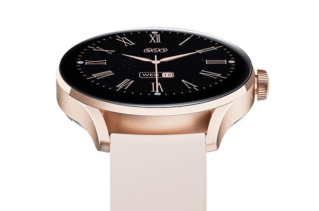 QCY Watch Elite S11 30mm AMOLED Pink Gold Smartwatch