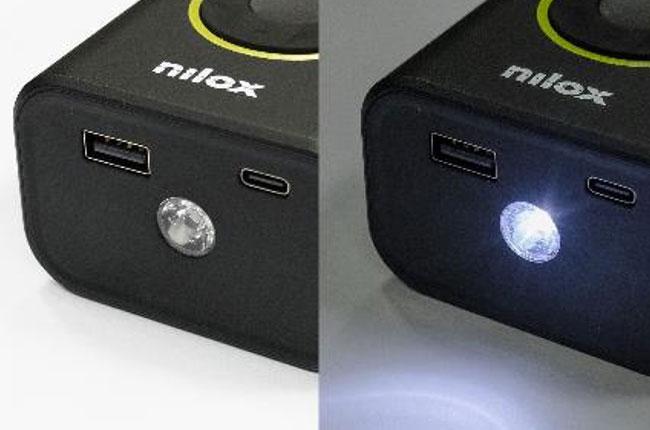 NILOX Air Pump Φορητή Hλεκτρική Tρόμπα και Powerbank