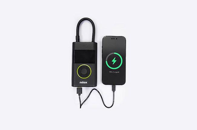 NILOX Air Pump Φορητή Hλεκτρική Tρόμπα και Powerbank