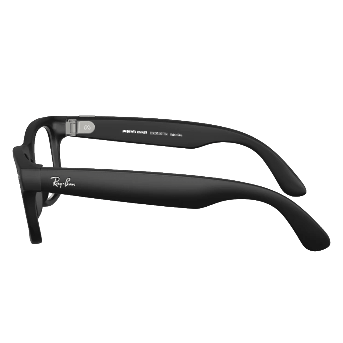 Ray-Ban Meta Wayfarer RW4012 Gen 2 Clear Large Matte Black - 3