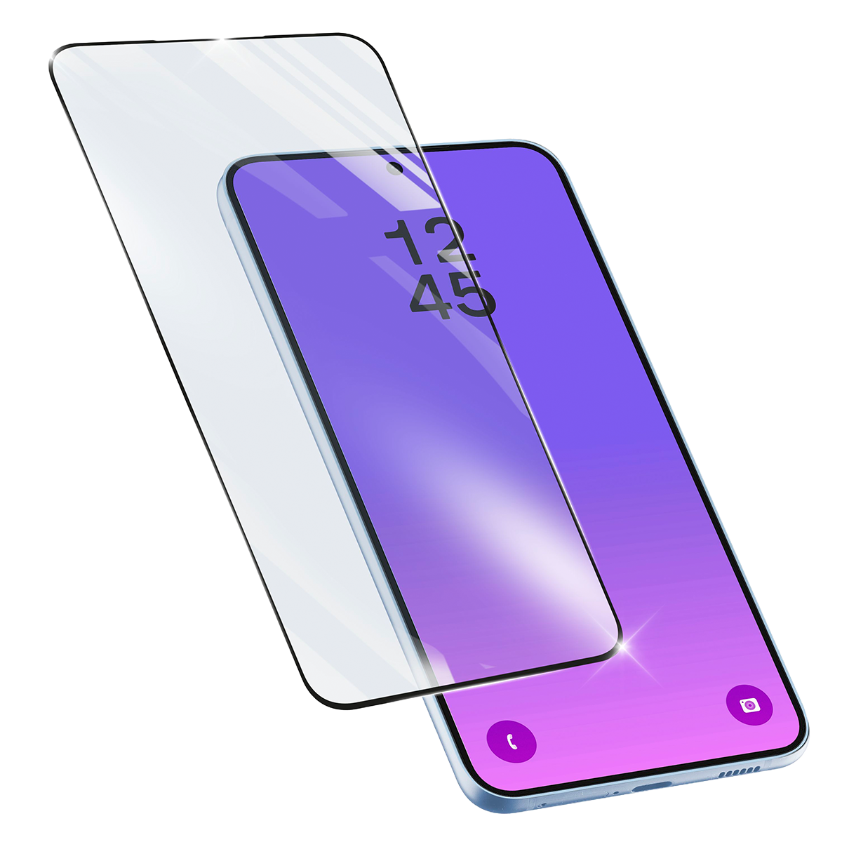 Γυαλί Προστασίας Οθόνης CELLULAR LINE Impact Glass Capsule για SAMSUNG Galaxy A57