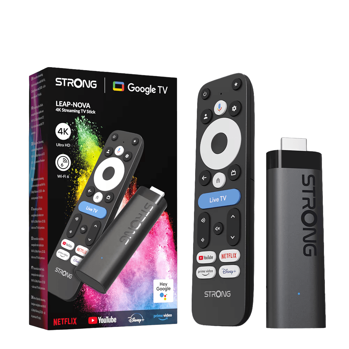 STRONG Leap Nova Stick 4K Google TV με Τεχνητή Νοημοσύνη και Dolby Vision