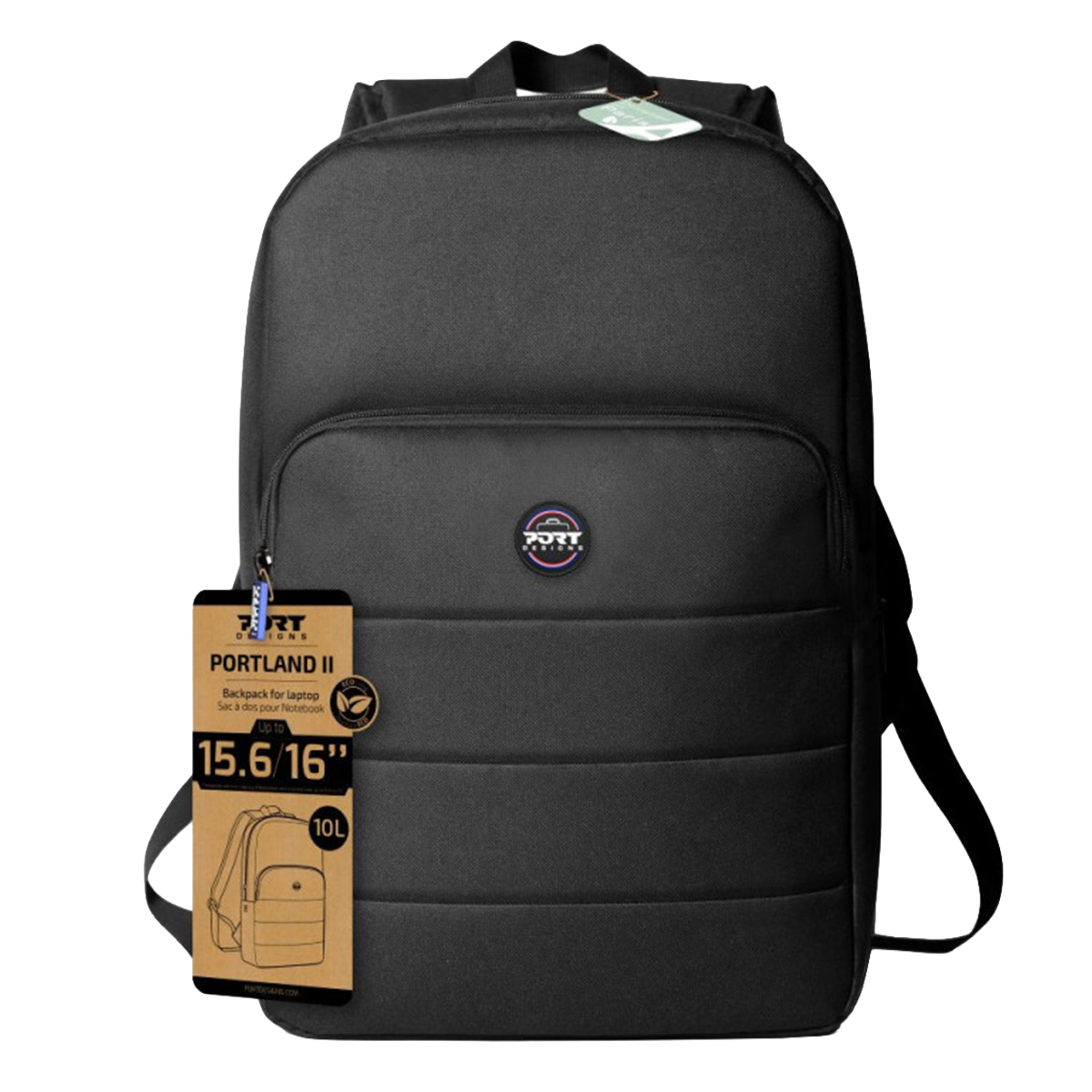 Σακίδιο Πλάτης ECO PORTLAND II 14''-16'' Black