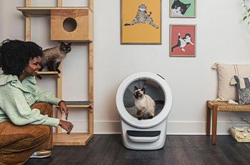 LITTER Robot 4 Αυτοκαθαριζόμενη Τουαλέτα για Γάτες Beige