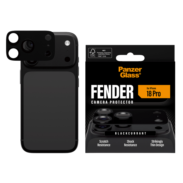 Προστατευτικό Κάμερας PANZERGLASS Fender για iPhone 18 Pro