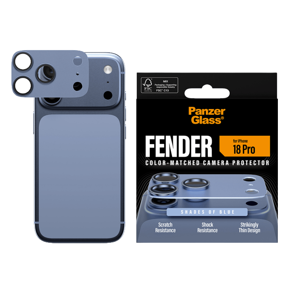 Προστατευτικό Κάμερας PANZERGLASS Fender για iPhone 18 Pro
