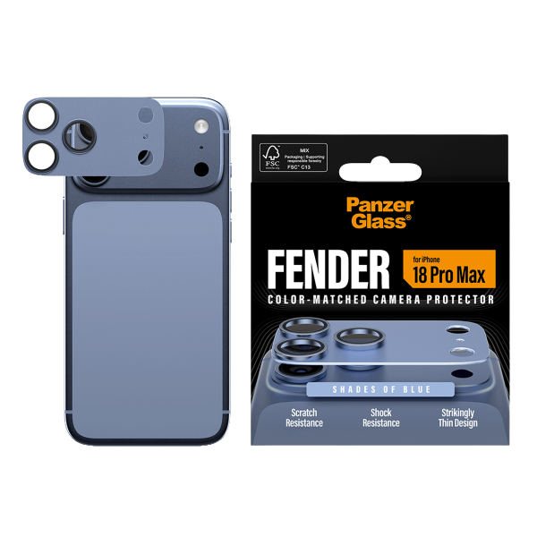 Προστατευτικό Κάμερας PANZERGLASS Fender για iPhone 18 Pro Max