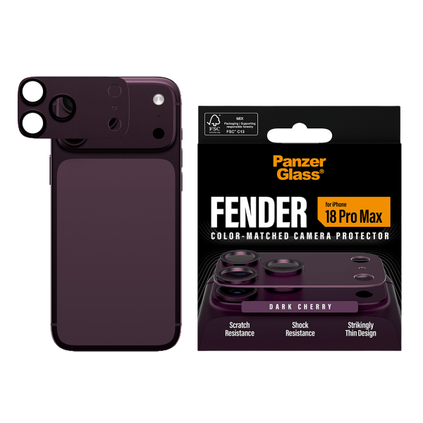 Προστατευτικό Κάμερα ς PANZERGLASS Fender για iPhone 18 Pro Max