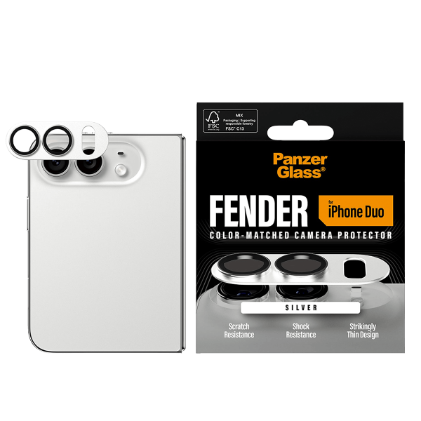 Προστατευτικό Κάμερας PANZERGLASS Fender για iPhone Duo
