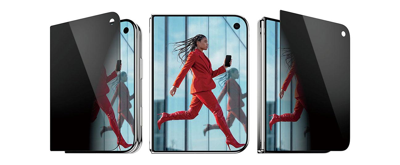 Γυαλί Προστασίας Οθόνης PANZERGLASS 2 Way Privacy Frame Fit για iPhone Duo
