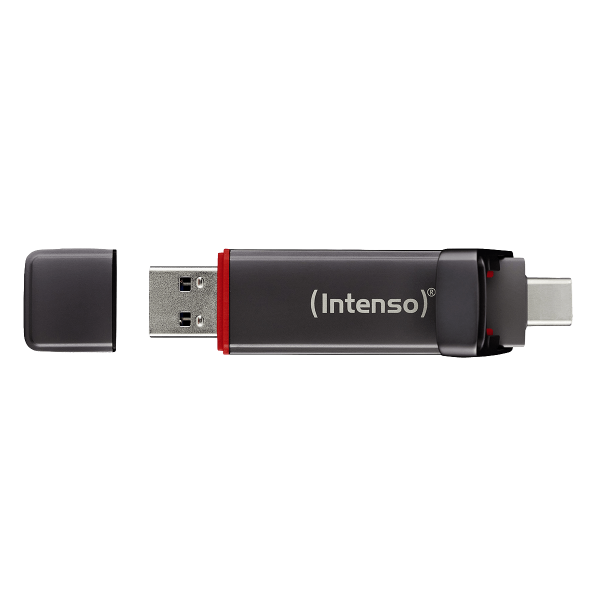 Μνήμη USB 3.2 INTENSO UX100 1TB με σύνδεση USB-C & USB-A