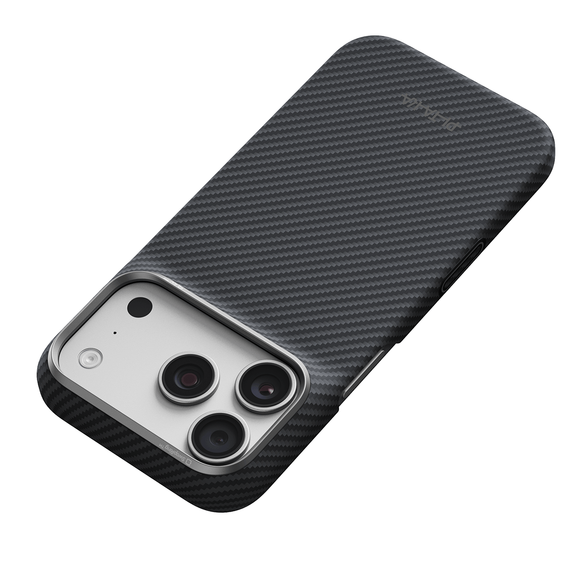 Θήκη Edge Case PITACA για iPhone 18 Pro Black Grey - 5