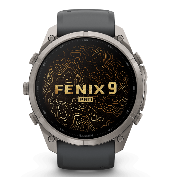 GARMIN fenix 9 Pro 51mm AMOLED Sapphire Titanium Graphite & Black Smartwatch