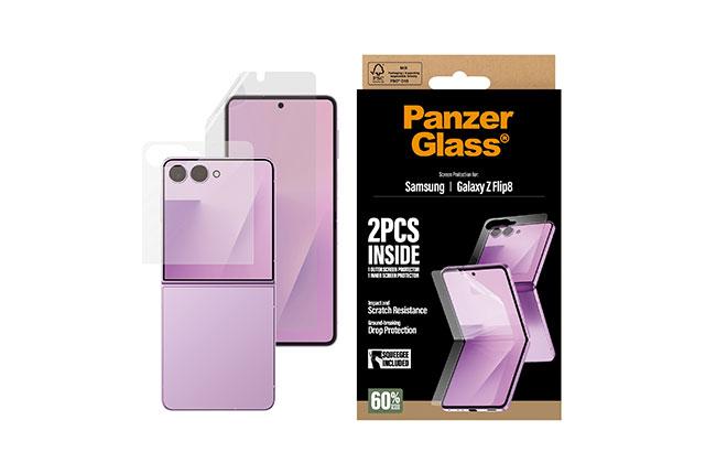 Γυαλί Προστασίας Οθόνης PANZERGLASS Classic Fit για SAMSUNG Galaxy Z Flip 8 (2 τμχ)