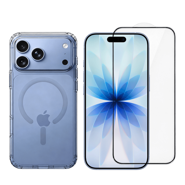 Διάφανη Θήκη COSY Hybrid MagSafe + Γυαλί Προστασίας Οθόνης για iPhone 18 Pro Max