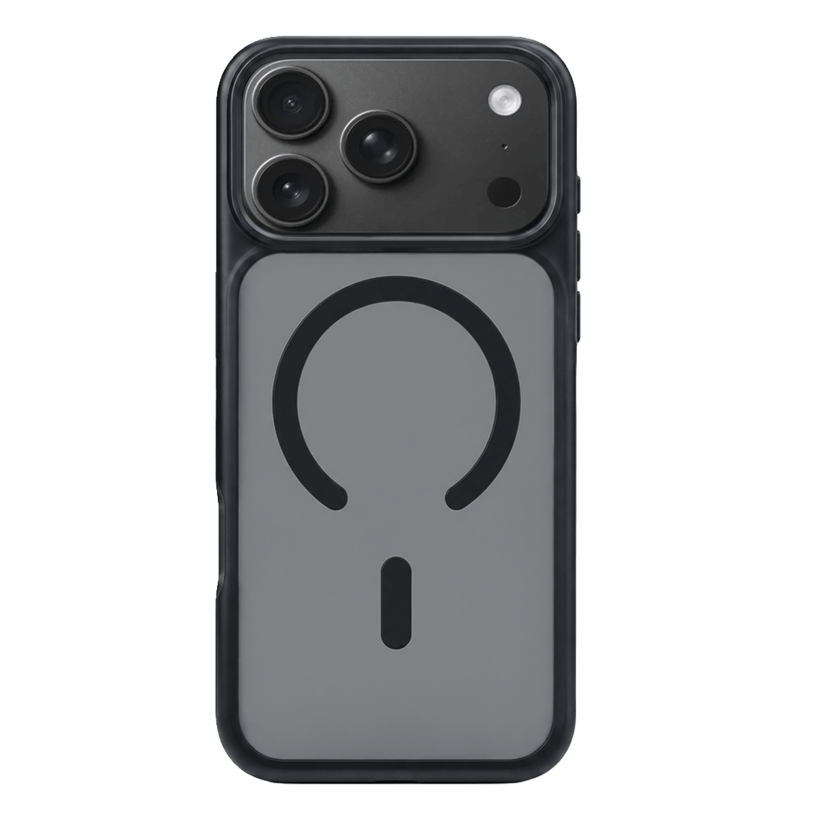Θήκη Σιλικόνης COSY Frosted Skin Feel με MagSafe για iPhone 18 Pro Matte Black