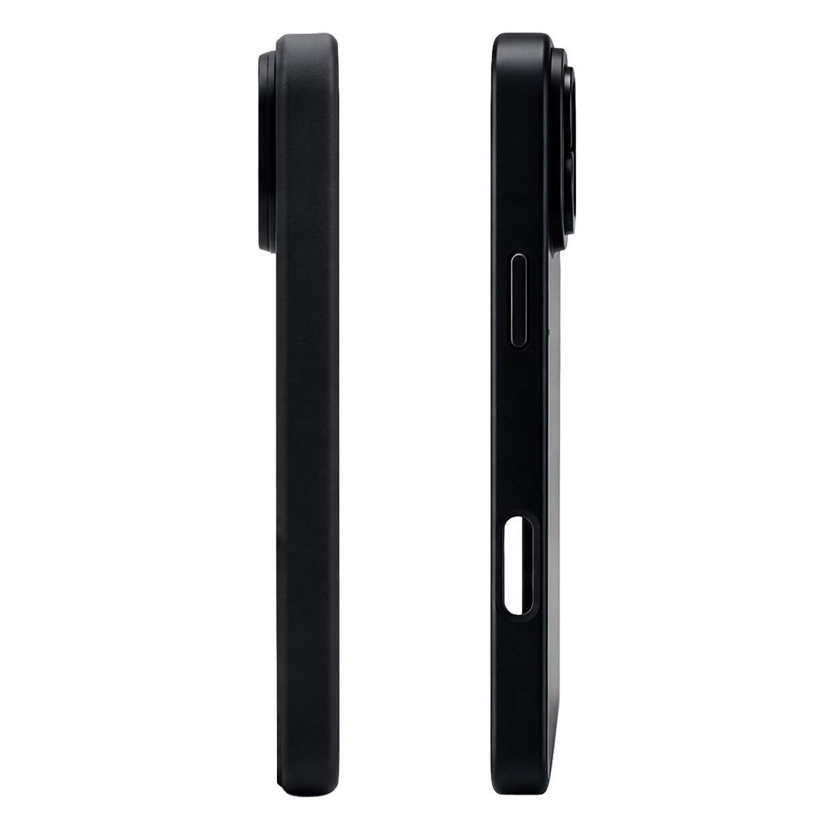 Θήκη Σιλικόνης COSY Frosted Skin Feel με MagSafe για iPhone 18 Pro Matte Black - 3