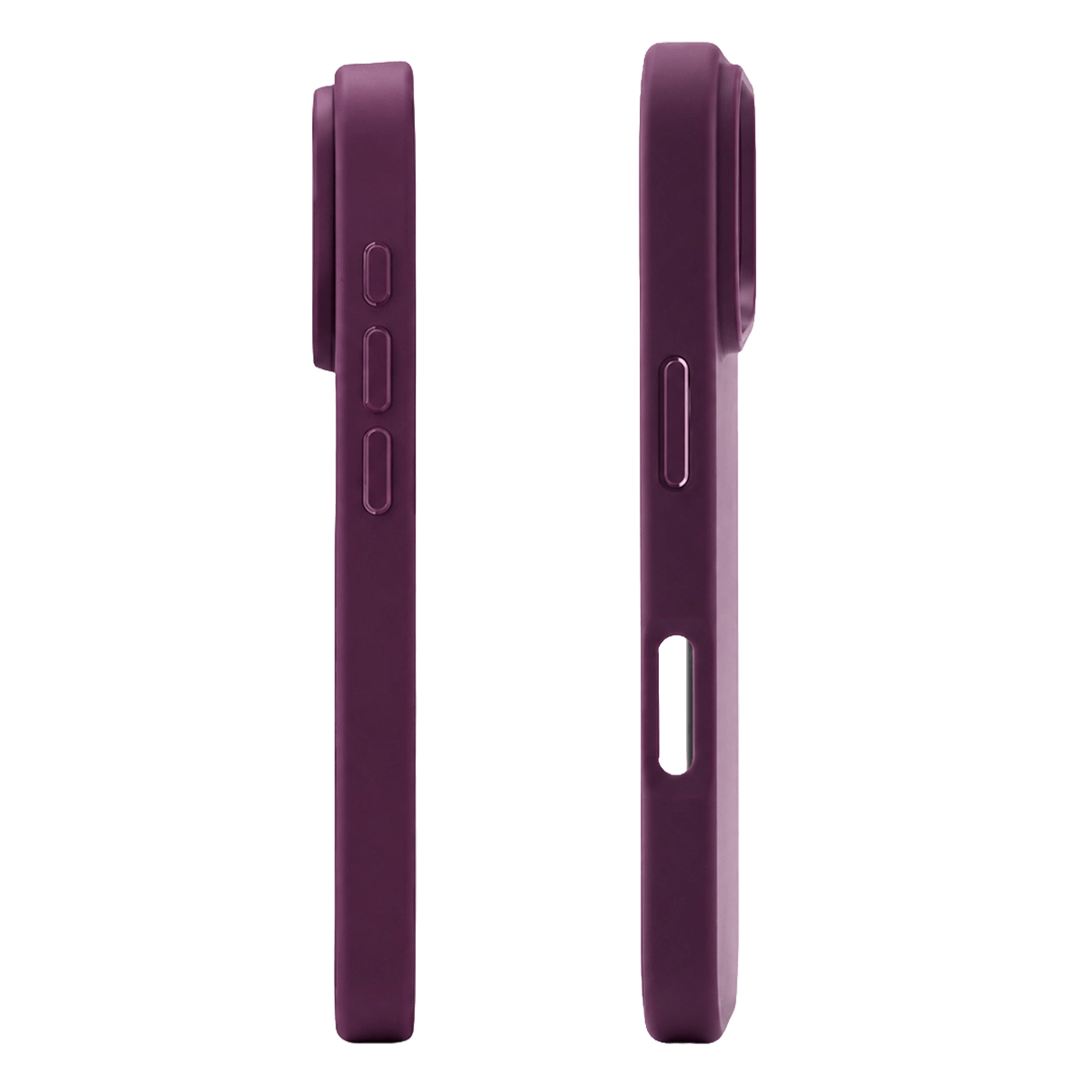 Θήκη Σιλικόνης COSY Frosted Skin Feel με MagSafe για iPhone 18 Pro Matte Cherry Red - 3