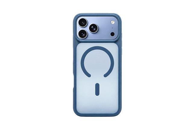 Θήκη Σιλικόνης COSY Frosted Skin Feel με MagSafe για iPhone 18 Pro Matte Blue