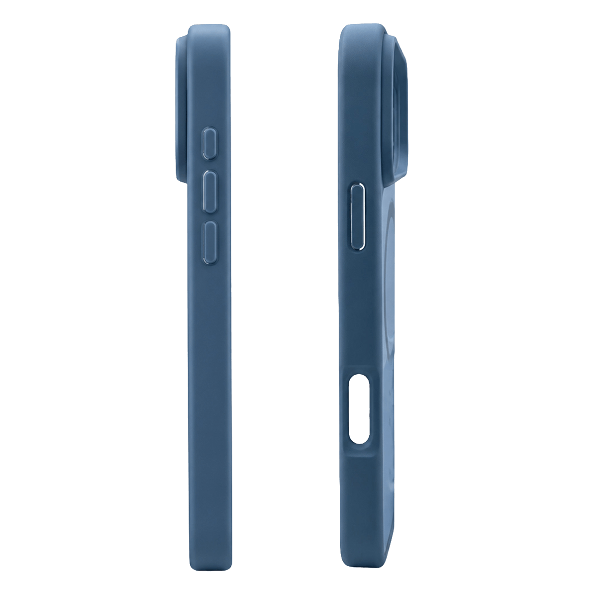 Θήκη Σιλικόνης COSY Frosted Skin Feel με MagSafe για iPhone 18 Pro Max Matte Blue - 3