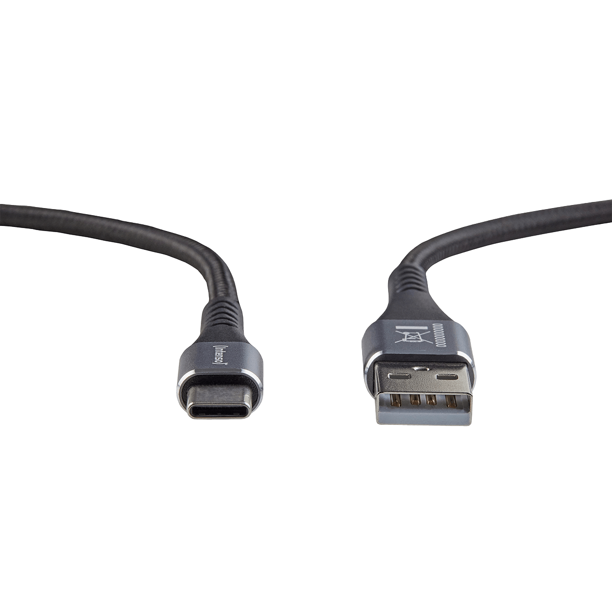 Καλώδιο INTENSO USB Type-A σε USB Type-C 60W 1.5 Μέτρα Black