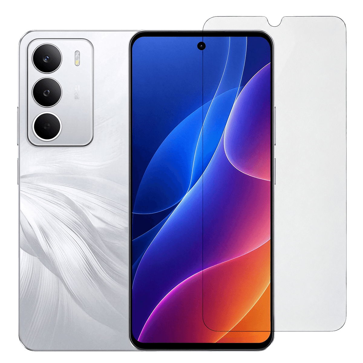 Γυαλί Προστασίας Οθόνης με Πλαίσιο COSY για Realme C100