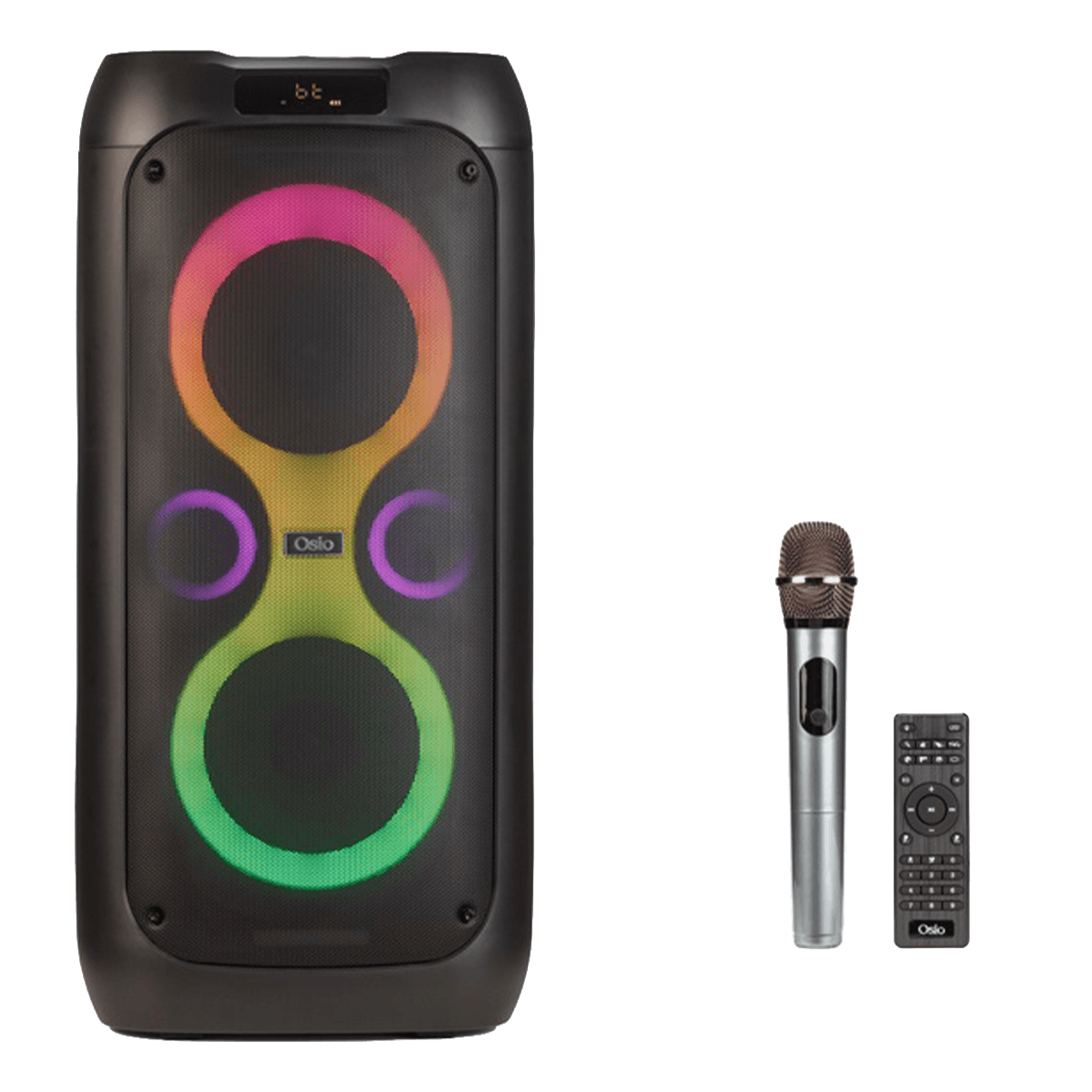 Φορητό OSIO Party Box με Bluetooth OBT-8050 Black - 3