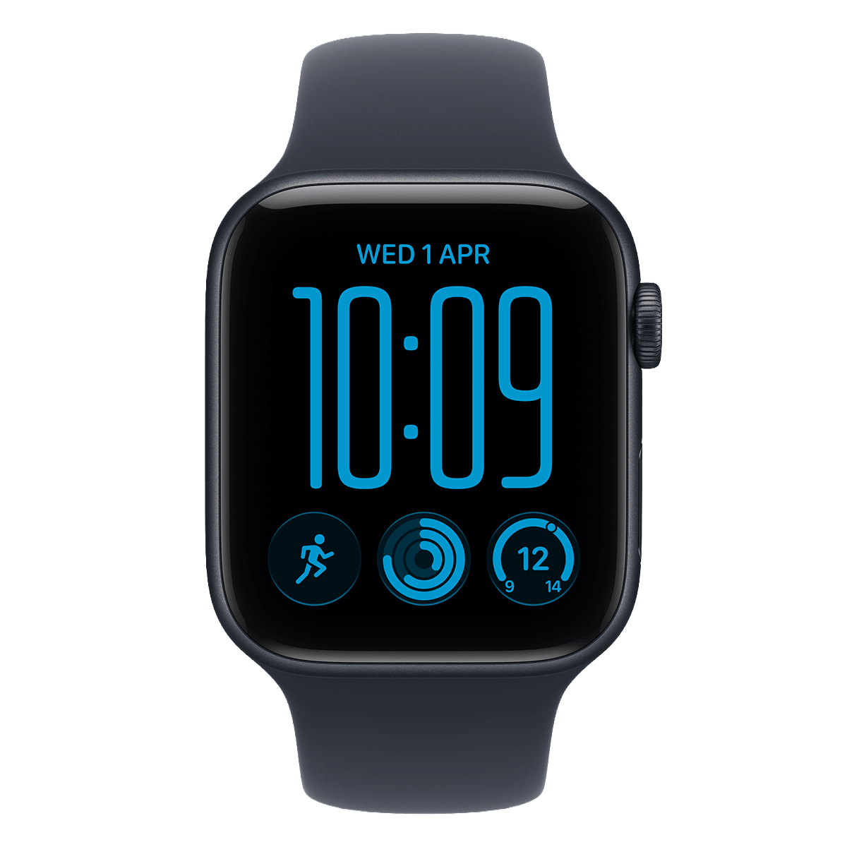 APPLE Watch SE 3 GPS 40mm Midnight Aluminium Case with Navy Blue Sport Band Small/ Medium Smartwatch - 2