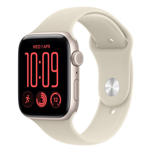 APPLE Watch SE 3 GPS + Cellular 40mm Starlight Aluminium Case with Sand Sport Band Small/ Medium Smartwatch