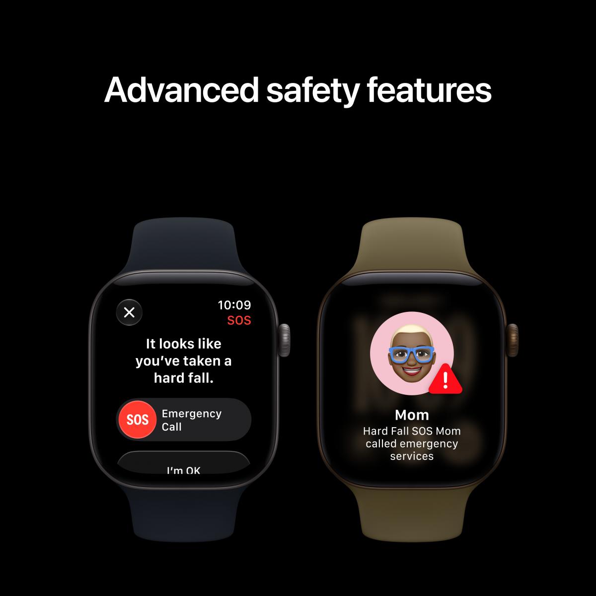 APPLE Watch Series 12 GPS + Cellular 46mm Radiant Gold Titanium Case with Radiant Gold Milanese Loop Medium/Large Smartwatch - 5