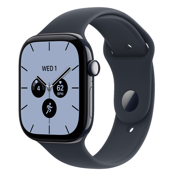 APPLE Watch Series 12 GPS + Cellular 42mm Night Blue Ceramic Case with Navy Blue Sport Band Small/Medium Smartwatch