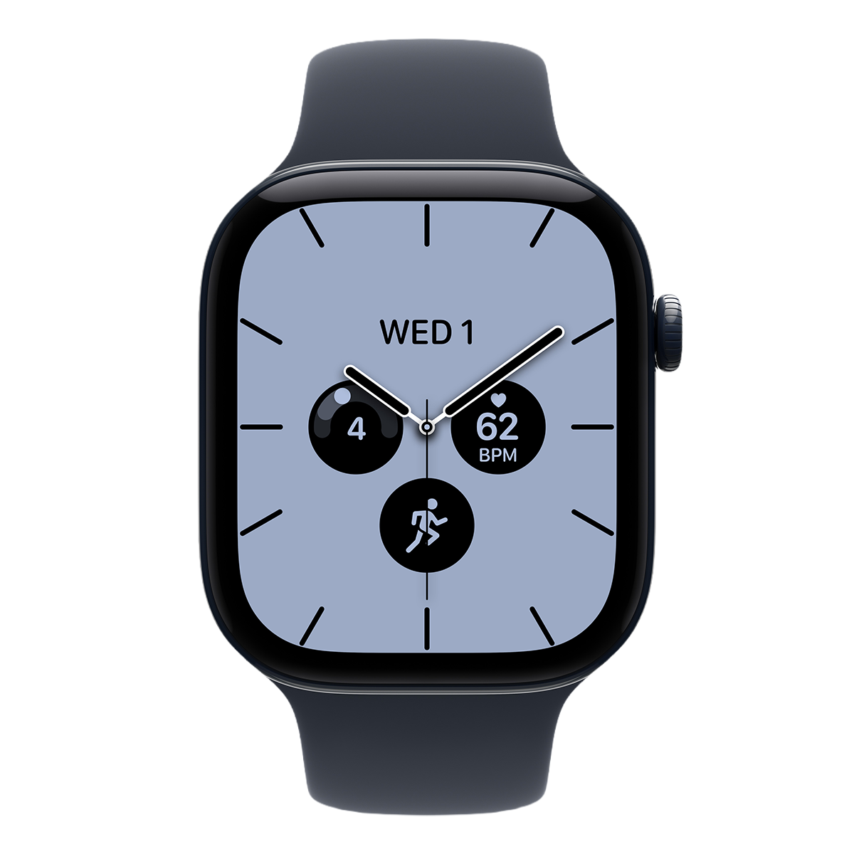APPLE Watch Series 12 GPS + Cellular 46mm Night Blue Ceramic Case with Navy Blue Sport Band Small/Medium Smartwatch - 2