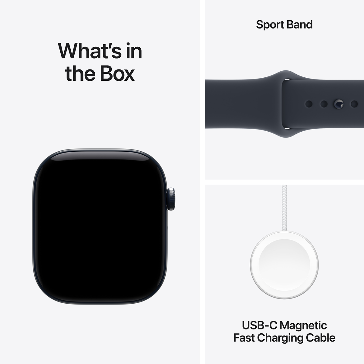 APPLE Watch Series 12 GPS + Cellular 46mm Night Blue Ceramic Case with Navy Blue Sport Band Small/Medium Smartwatch - 6