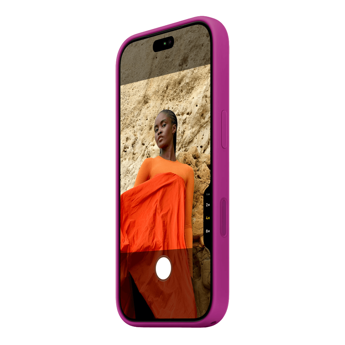 Θήκη Σιλικόνης με MagSafe APPLE iPhone 18 Pro Magenta - 2