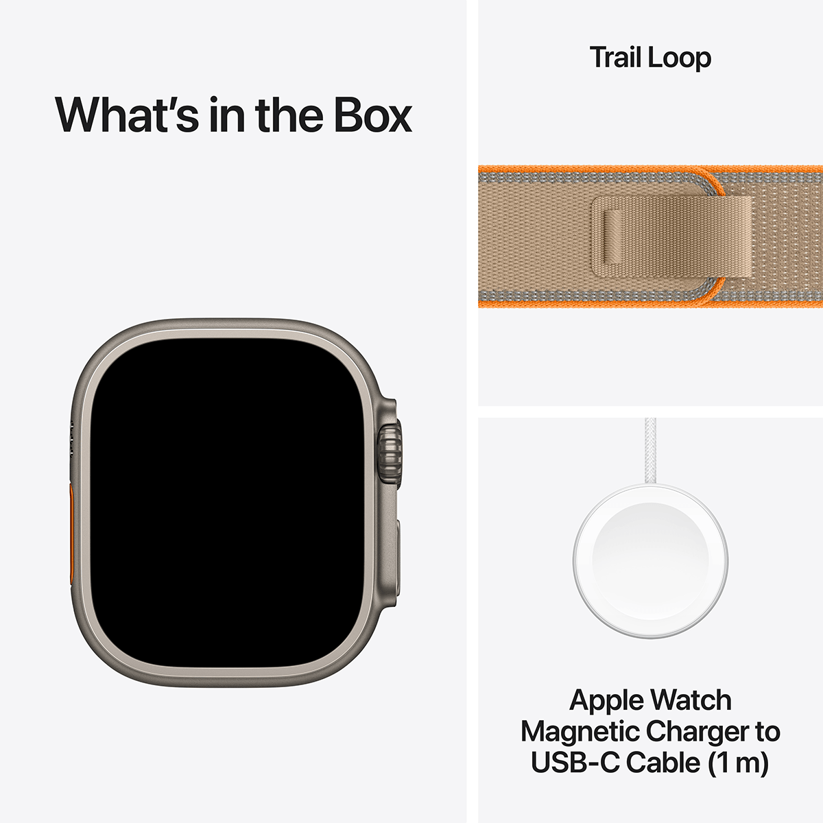APPLE Watch Ultra 4 GPS + Cellular 49mm Natural Titanium Case with Sand Trail Loop Medium/Large Smartwatch - 6