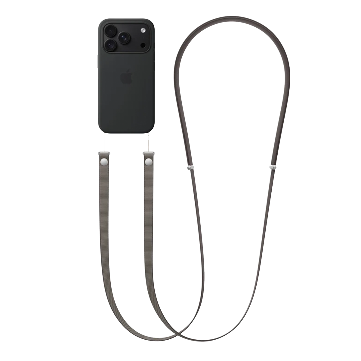 Λουράκι Crossbody APPLE Taupe - 2