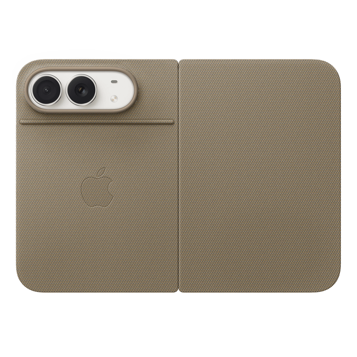Θήκη TechWoven με MagSafe APPLE iPhone Duo Folio with Kickstand Taupe - 2