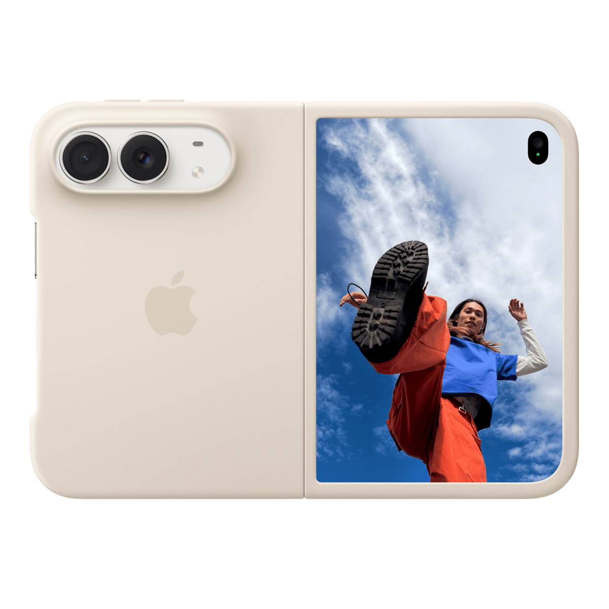Θήκη Σιλικόνης με MagSafe APPLE iPhone Duo Sand