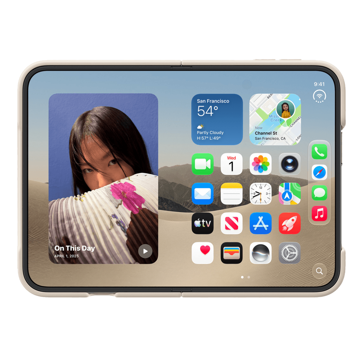 Θήκη Σιλικόνης με MagSafe APPLE iPhone Duo Sand - 2