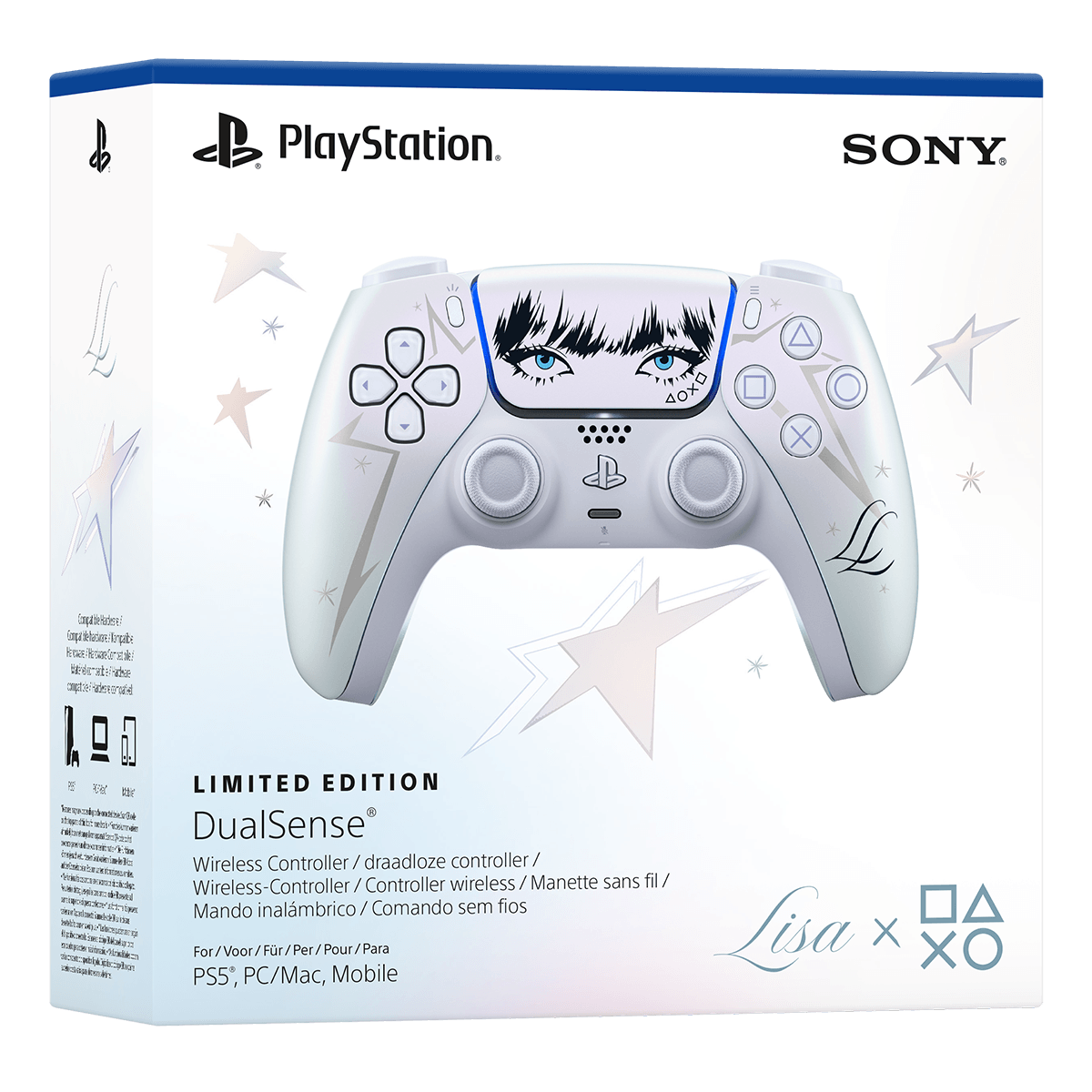 Ασύρματο Χειριστήριο SONY DualSense Lisa Limited Edition - Για PS5, PC, Mac & Κινητές Συσκευές - 6