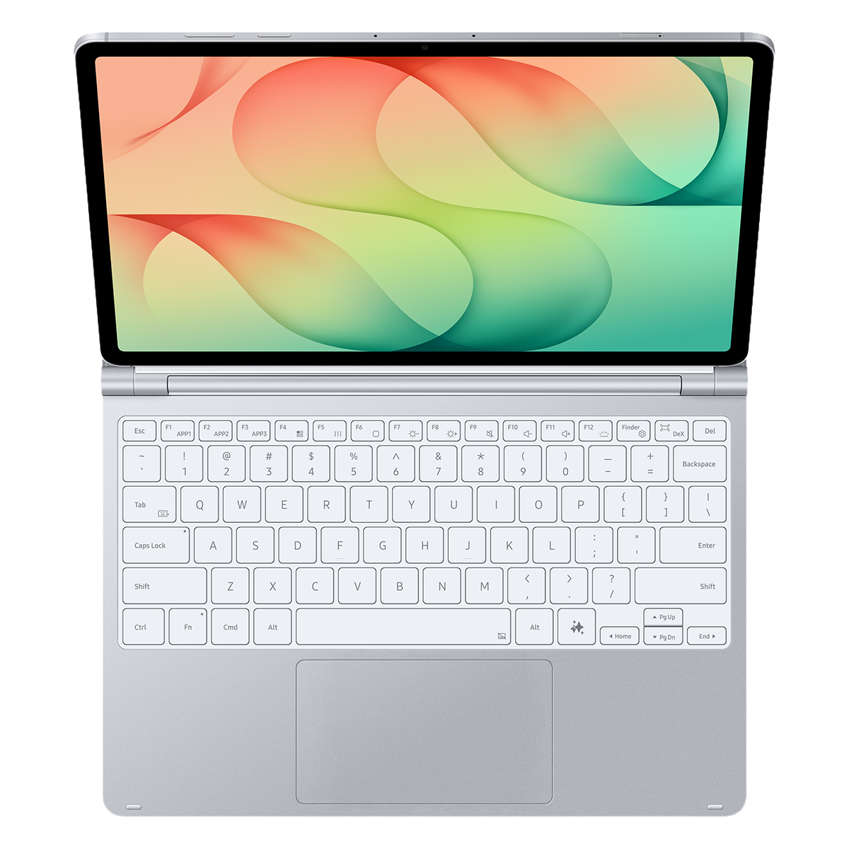 Θήκη Pro Keyboard Cover SAMSUNG Galaxy Tab S12+ Silver - 2