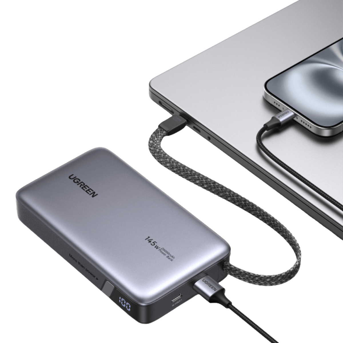 Powerbank UGREEN UGREEN 145W 25000mAh Grey - 2