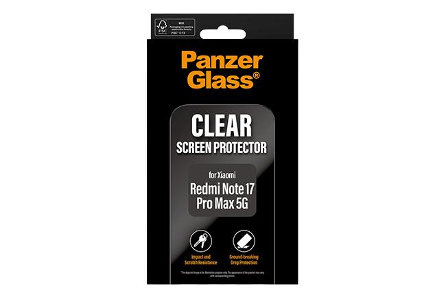 PANZERGLASS Clear Screen Protector για XIAOMI Redmi Note 17 Pro Max
