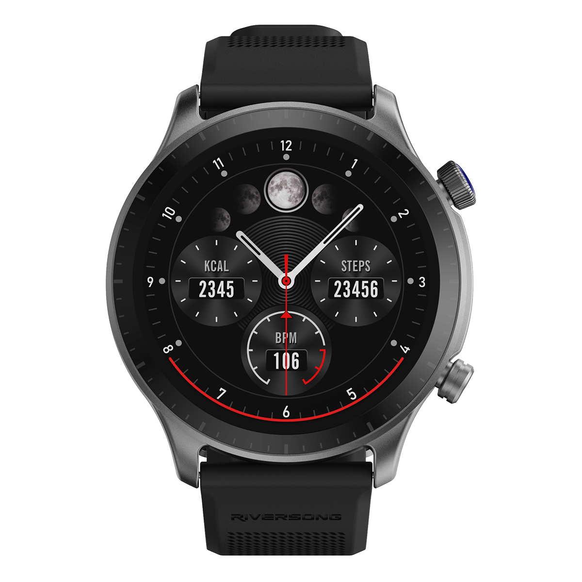 RIVERSONG Motive 9 Pro Black Smartwatch