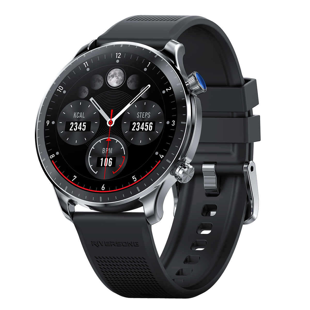 RIVERSONG Motive 9 Pro Black Smartwatch - 2